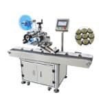 Auto top side labeling machine