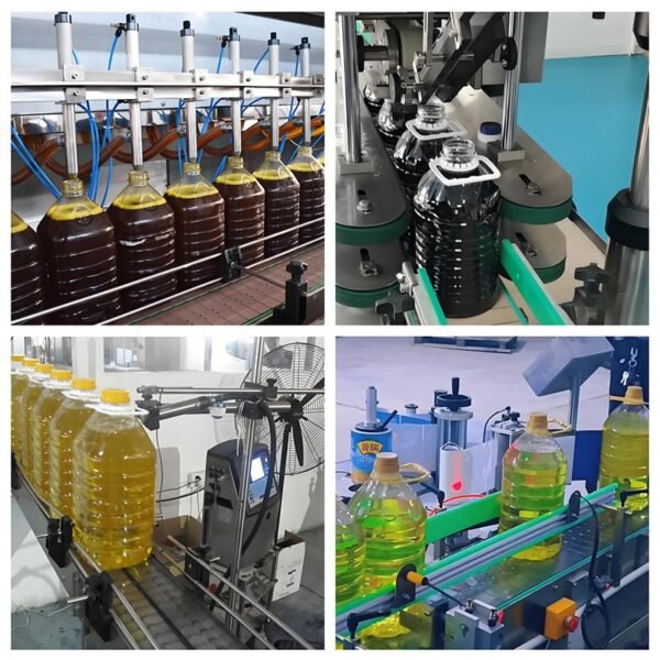 Cooking oil filling line Details