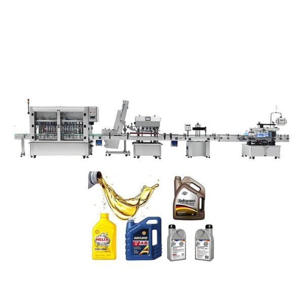 Lubricant filling line
