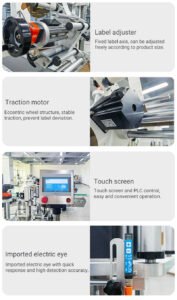 Automatic Top Side Labeling Machine Details