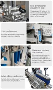Automatic Round Bottle Labeling Machine Details