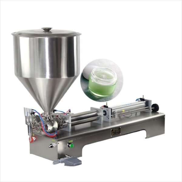 Semi-auto paste cream filling machine