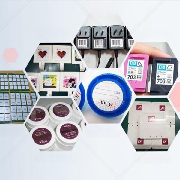 Automatic Top Side Labeling Machine Samples
