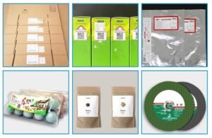 Automatic Top Side Labeling Machine Samples