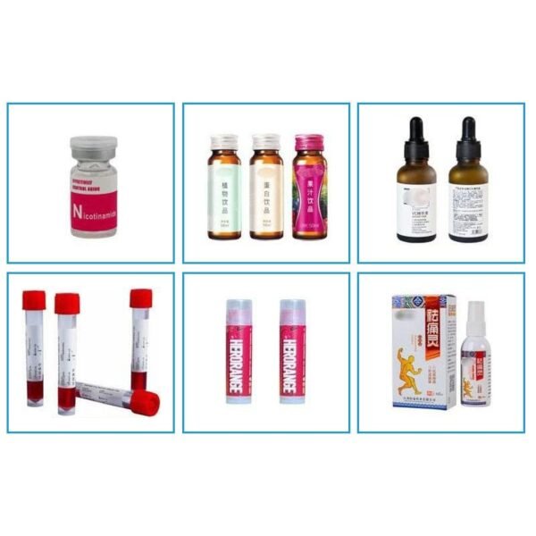 Automatic Horizontal Labeling Machine Samples