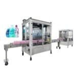 Household cleaner filling line