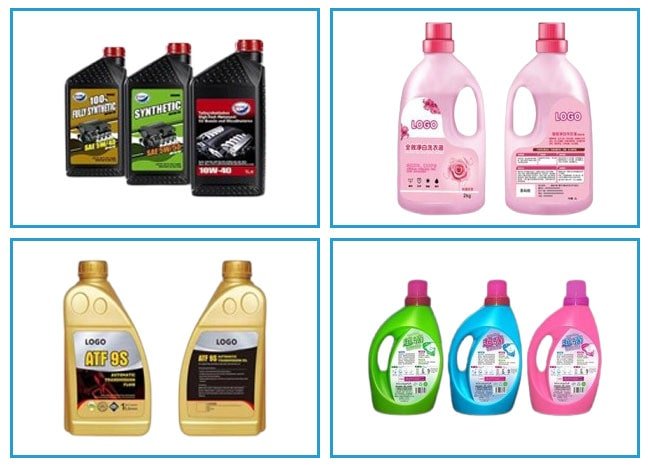 Double sides labeling machine samples