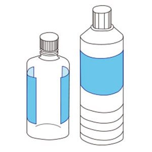 Round bottle labeling machine