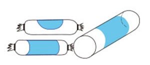 Horizontal labeling machine