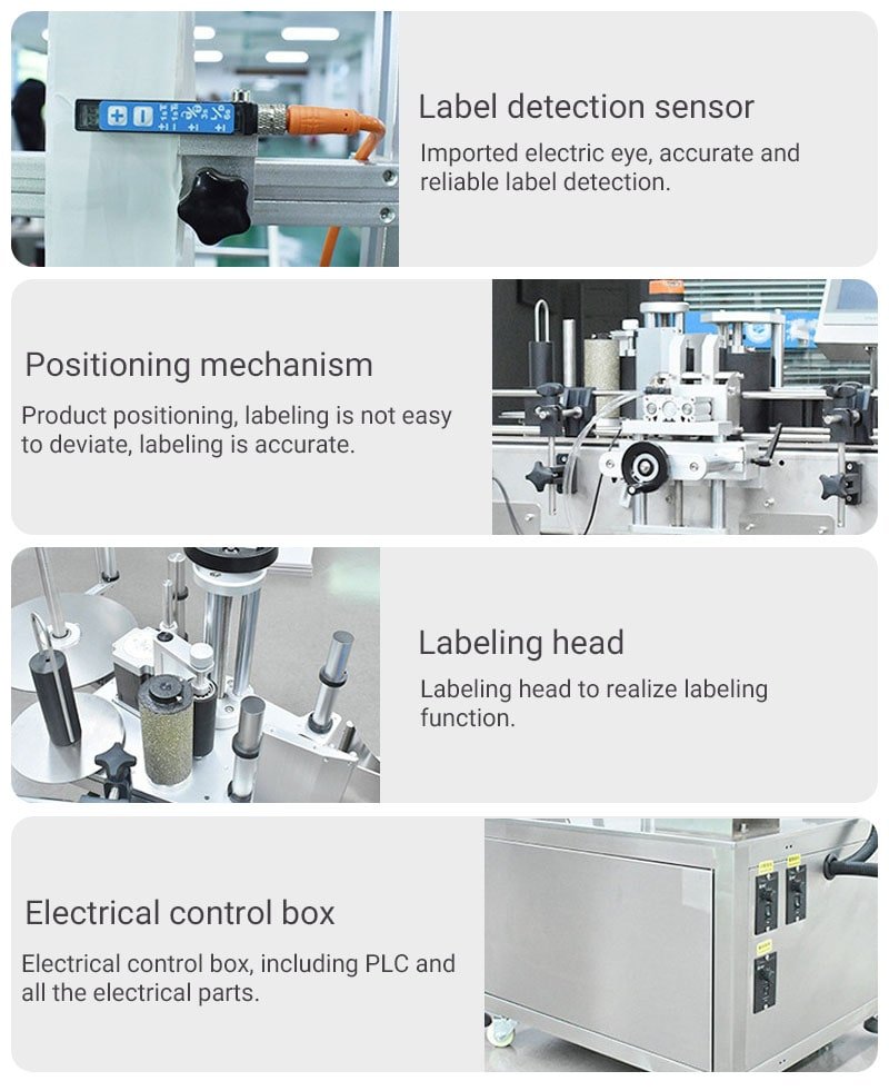 Automatic Round Bottle Fixed-point Positioned Labeling Machine – One ...