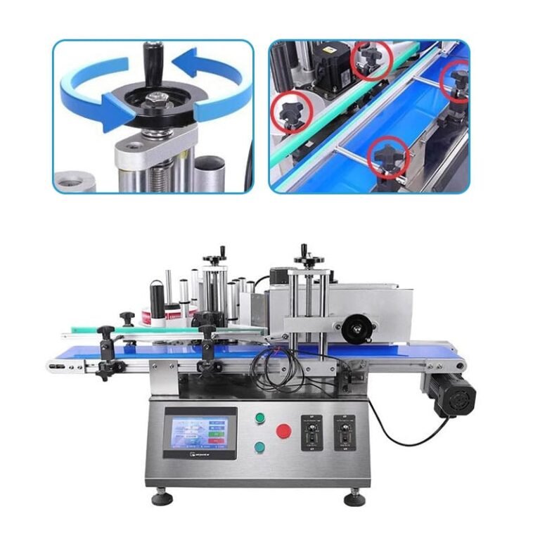 Desktop Automatic Round Bottle Labeling Machine – One Stop Filling ...