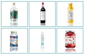 Semi-auto Round Bottle Labeling Machine Samples