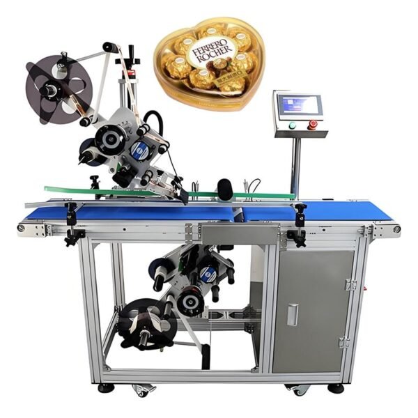 Automatic Top & Bottom Sides Labeling Machine