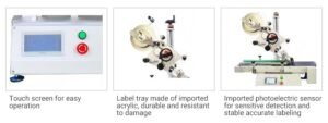 Desktop Automatic Top Side Labeling Machine Details
