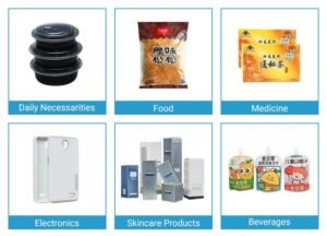 Desktop Automatic Top Side Labeling Machine Samples